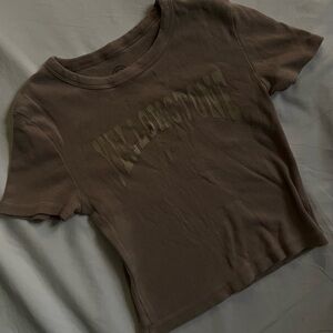 Brown Graphic T-Shirt